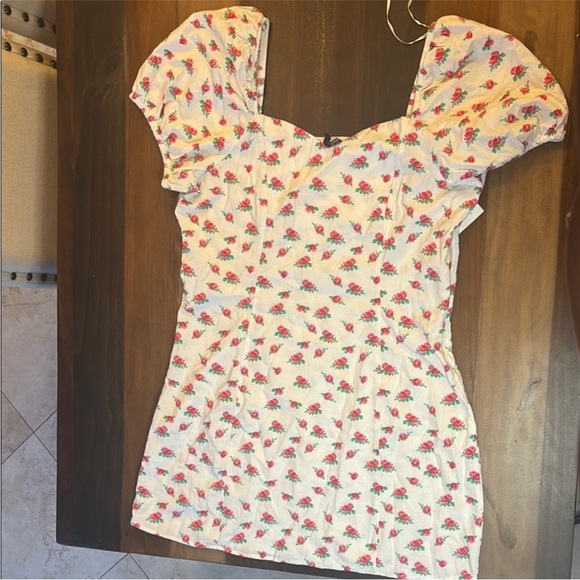 Vero Moda Puff Sleeve Mini Dress XL NWT - Picture 4 of 4